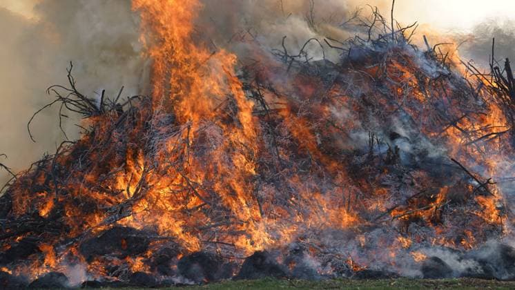 08.04.2023; Dornum, Landkreis Aurich, Niedersachsen, Deutschland, Europa Ostern in Ostfriesland - Traditionell werden von den Kindern Ostereier gesucht und du vielen Feldern werden Osterfeuer angezündet. Fackeln, freiwillige Feuerwehr, Holzhaufen, Stroh, Holz, Symbolbild. Bildhinweis: Model Release (MR) liegt für die Kinder sowie ausdrückliche Zustimmung der Eltern bz. Erziehungsberechtigten. *** 08 04 2023 Dornum, district Aurich, Lower Saxony, Germany, Europe Easter in East Frisia Traditionally Easter eggs are searched by the children and du many fields Easter fires are lit torches, volunteer fire department, wood pile, straw, wood, symbol picture picture reference model release MR lies for the children as well as express agreement of