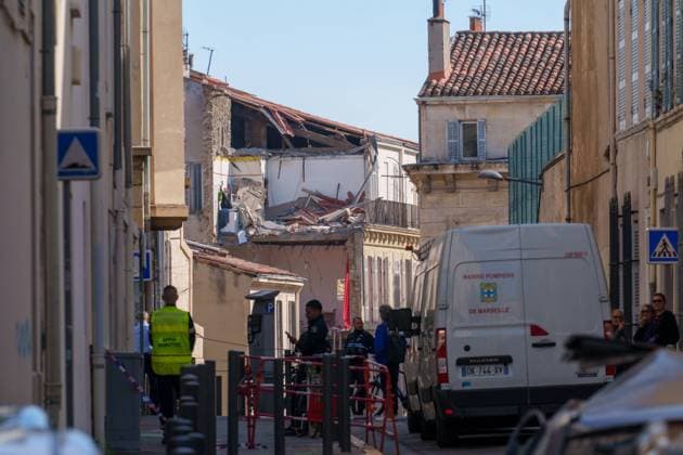 Bilder des Jahres 2023, News 04 April News Themen der Woche KW14 News Bilder des Tages Collapse of a building at 17 rue Tivoli in Marseille following an explosion in the night. Between 8 and 10 people are still missing  SylvainxRostaingx xLexPictorium LePictorium_0278927