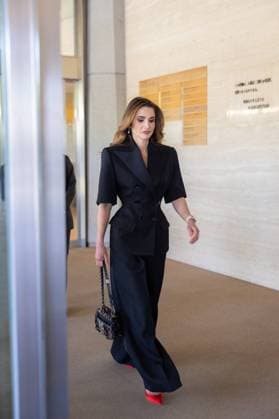 11-04-2023 Japan Queen Rania Al Abdullah in Japan in Tokyo.  Copyright: xPPEx