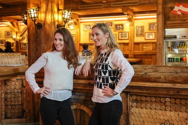 13 04 2023, Schladming, AUT, On the road in, Styria, Reportage, SMAGO Awarad, SMAGO Award, in the picture Sigrid and Marina, Sigrid Marina,