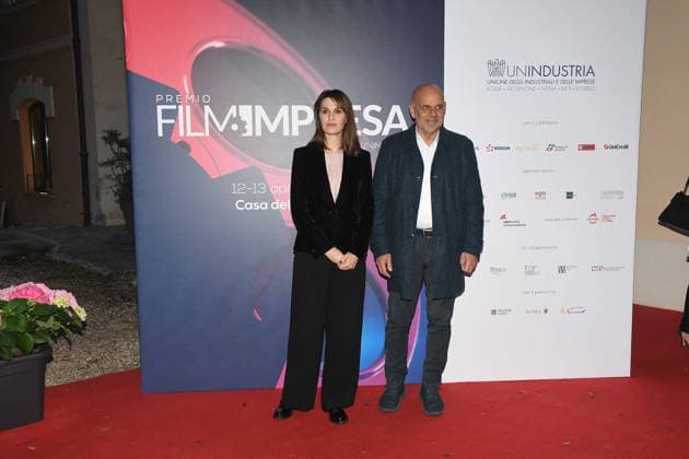 Rome , Casa del Cinema Film Enterprise Award 2023 , In the photo: Paola Cortellesi Riccardo Milani  Copyright: xVincenzoxLandix xipa-agency.netx xVincenzoxLandix IPA_IPA37287597