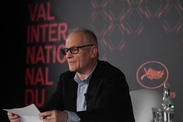 Press conference of the 76th Cannes International Film Festival with new Presidente. Conference de presse du 76 eme Festival International du Film de Cannes. Thierry Fremaux 290725 2023-04-13  Copyright: xSergexArnalx xStarfacex STAR_290725_004