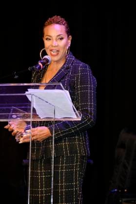 April 15, 2023, Philadelphia, Pennsylvania, U.S: April 15, 2023, Philadelphia PA- Legendary grammy nominated rapper and actress, MC LYTE, was presented with the Women of Excellence legend award at the WDAS Women of Excellence luncheon which was held at LIVE! Casino and Hotel Philadelphia PA Philadelphia U.S. - ZUMArf1_ 20230415_zaf_rf1_001 Copyright: xRickyxFitchettx