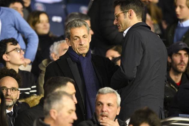 Entertainment Bilder des Tages Nicolas Sarkozy CELEBRITES : PSG vs RC Lens - Ligue1 - 15 04 2023 JBAutissier Panoramic 
