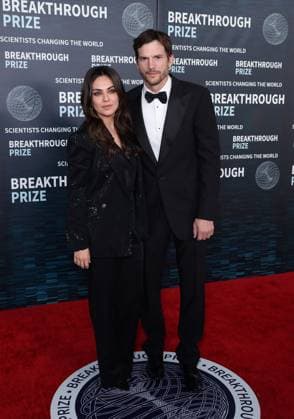 April 15, 2023, Los Angeles, CA, USA: Mila Kunis and Ashton Kutcher attend the 9th Annual Breakthrough Prize Ceremony at the Academy Museum of Motion Pictures on April 15, 2023 in Los Angeles, California. Los Angeles USA - ZUMAs181 20230415_zea_s181_071 Copyright: xCraSHx