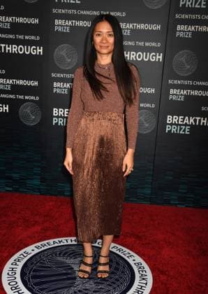LOS ANGELES, CA - APRIL 15: Chloe Zhao at the 2023 Breakthrough Prize at the Academy Museum of Motion Pictures in Los Angeles, California on April 15, 2023. Copyright: xJeffreyxMayer JTMxPhotosx