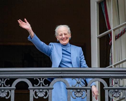 Entertainment Bilder des Tages 16-04-2023 Denmark Queen Margrethe celebrating the Queen her 83rd birthday on the balcony of Christian IX Palace Amalienborg. Â  Copyright: xPPEx