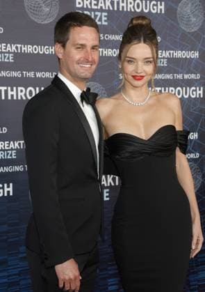 9th Annual Breakthrough Prize Ceremony at the Academy Museum of Motion Pictures. Featuring: Evan Spiegel, Miranda Kerr Where: Los Angeles, California, United States When: 16 Apr 2023 Credit: Faye s Vision Cover Images Copyright: xx 52620310 EDITORIAL USE ONLY. NOT FOR USE BY NEWSPAPERS BASED IN THE UK.