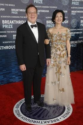 9th Annual Breakthrough Prize Ceremony at the Academy Museum of Motion Pictures. Featuring: Greg Verdine, Guest Where: Los Angeles, California, United States When: 16 Apr 2023 Credit: Faye s Vision Cover Images Copyright: xx 52620137 EDITORIAL USE ONLY. NOT FOR USE BY NEWSPAPERS BASED IN THE UK.