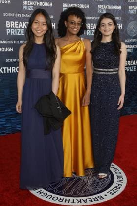 9th Annual Breakthrough Prize Ceremony at the Academy Museum of Motion Pictures. Featuring: Amber Kwok, Maryam Tsegaye, Noor Haideri Where: Los Angeles, California, United States When: 16 Apr 2023 Credit: Faye s Vision Cover Images Copyright: xx 52620142 EDITORIAL USE ONLY. NOT FOR USE BY NEWSPAPERS BASED IN THE UK.