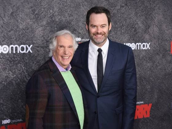 Bilder des Jahres 2023, Entertainment 04 April Entertainment Themen der Woche KW15 Entertainment Bilder des Tages 16 April 2023 - Hollywood, California - Henry Winkler and Bill Hader. HBO s Barry Season 4 Premiere at Hollywood Forever Cemetery. Photo Credit: Billy Bennight AdMedia 290822 2023-04-16 California Hollywood Etats-Unis  Copyright: xAdMediax STAR_290822_046