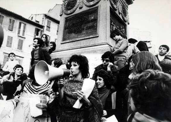 RECORD DATE NOT STATED Feminist Manifestation The Legalization Of Abortion. Feminist Manifestation The Legalization Of Abortion, 1976. Copyright: 972_ML_05_W502006