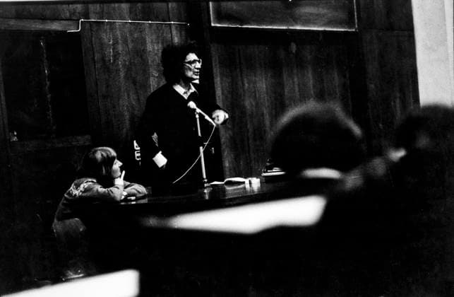 RECORD DATE NOT STATED Toni Negri Statale University. Toni Negri Statale University, Milan 1976. Copyright: 972_ML_05_W503457