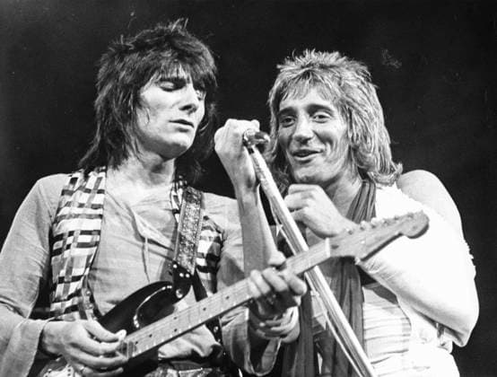 RECORD DATE NOT STATED Faces, Ron Wood and Rod Stewart. Faces, Ron Wood and Rod Stewart, 1974. Copyright: 972_ML_05_W695562
