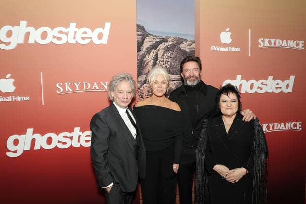 Bilder des Jahres 2023, Entertainment 04 April Entertainment Themen der Woche KW16 Apple Original Films world premiere of Ghosted at the AMC Lincoln Square Theatre. Featuring: (L-R) Dexter Fletcher, Deborra-Lee Furness, Hugh Jackman and Dalia Ibelhauptaite Where: New York, New York, United States When: 18 Apr 2023 Credit: Marion Curtis StarPix for Apple Startraksphoto.com Copyright: xMarionxCurtisx xStarPixxforxApplex 52628664 EDITORIAL USE ONLY. NOT FOR USE BY NEWSPAPERS BASED IN THE UK.