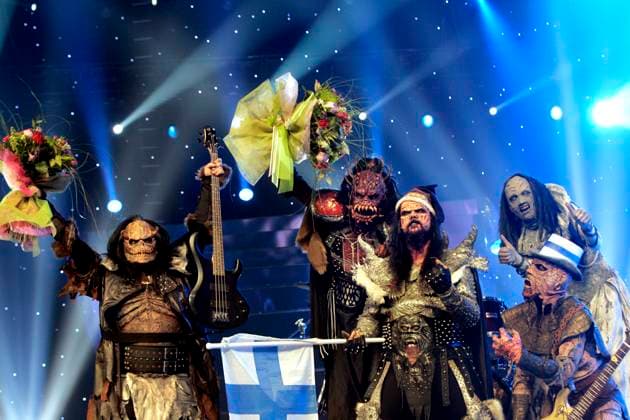 ATEN 20060520 Eurovision song contest 2006. Finland och gruppen Lordi vann Eurovision Song Contest 2006. ATEN GREKLAND x10050x *** ATEN 20060520 Eurovision song contest 2006 Finland and the group Lordi won the Eurovision Song Contest 2006 ATEN GREECE x10050x  Copyright: xPONTUSxLUNDAHLx xTTx 10050