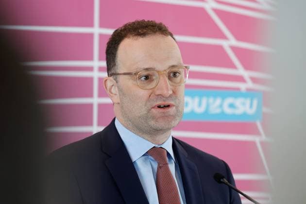 Deputy Chairman of the CDU CSU parliamentary group, Jens Spahn, Germany, Berlin, Reichstag, statement Spahn Jung on cabinet decision on building energy law