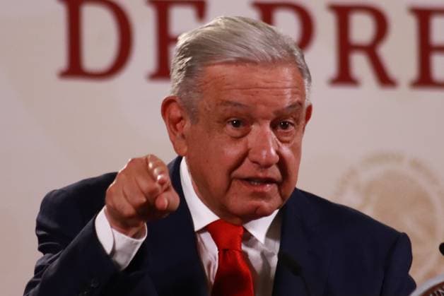 April 19, 2023 in Mexico City, Mexico: President of Mexico Andres Manuel Lopez Obrador, speaks during the morning briefing conference in front of reporters at the national palace. on April 19, 2023 in Mexico City, Mexico. Mexico City Mexico - ZUMAe321 20230419_zia_e321_116 Copyright: xCarlosxSantiagox