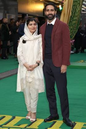 Bilder des Jahres 2023, Entertainment 04 April Entertainment Themen der Woche KW16 Entertainment Bilder des Tages Malala Yousafzai and Asser Malik attend the special screening of Polite Society at The Curzon Mayfair in London. APRIL 19th 2023  CMYx2408