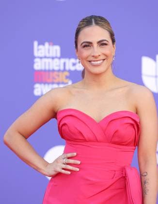Valeria Marín attends the 8th annual Latin American Music Awards at the MGM Grand Garden Arena in Las Vegas on Thursday, April 20, 2023. The annual event honors outstanding achievements for artists in the Latin music industry.  LAV2023042119 JAMESxATOA