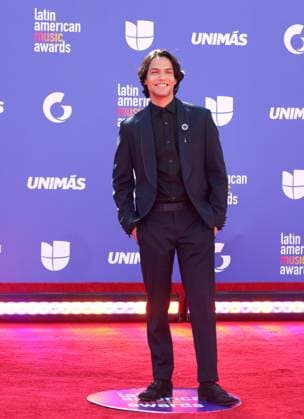 David Jake attends the 8th annual Latin American Music Awards at the MGM Grand Garden Arena in Las Vegas on Thursday, April 20, 2023. The annual event honors outstanding achievements for artists in the Latin music industry.  LAV2023042057 JAMESxATOA