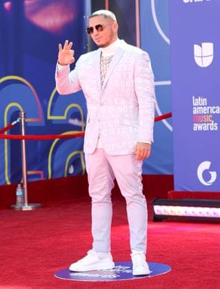 IAmChino attends the 8th annual Latin American Music Awards at the MGM Grand Garden Arena in Las Vegas on Thursday, April 20, 2023. The annual event honors outstanding achievements for artists in the Latin music industry.  LAV2023042058 JAMESxATOA
