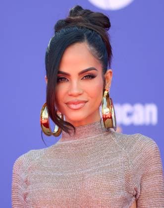 Natti Natasha attends the 8th annual Latin American Music Awards at the MGM Grand Garden Arena in Las Vegas on Thursday, April 20, 2023. The annual event honors outstanding achievements for artists in the Latin music industry.  LAV2023042064 JAMESxATOA