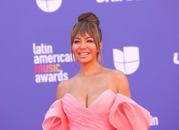 Chiquis attends the 8th annual Latin American Music Awards at the MGM Grand Garden Arena in Las Vegas on Thursday, April 20, 2023. The annual event honors outstanding achievements for artists in the Latin music industry.  LAV2023042079 JAMESxATOA