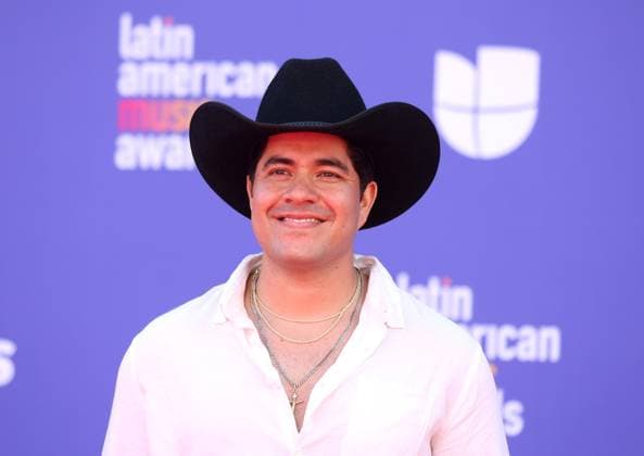 Xavier Zazueta attends the 8th annual Latin American Music Awards at the MGM Grand Garden Arena in Las Vegas on Thursday, April 20, 2023. The annual event honors outstanding achievements for artists in the Latin music industry.  LAV2023042089 JAMESxATOA