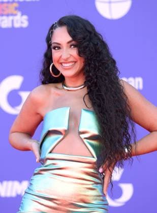 Vikina attends the 8th annual Latin American Music Awards at the MGM Grand Garden Arena in Las Vegas on Thursday, April 20, 2023. The annual event honors outstanding achievements for artists in the Latin music industry.  LAV2023042100 JAMESxATOA