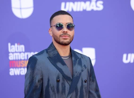 Prince Royce attends the 8th annual Latin American Music Awards at the MGM Grand Garden Arena in Las Vegas on Thursday, April 20, 2023. The annual event honors outstanding achievements for artists in the Latin music industry.  LAV2023042164 JAMESxATOA