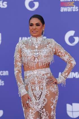 Mexican actress Galilea Montijo pose on the red carpet of the Latin American Music Awards (Latin AMAs) at the MGM Grand Garden Arena in Las Vegas, Nevada, USA, 20 April 2023. Featuring Bad Bunny, Becky G and Daddy Yankee as favorites, this year s nominations highlight artists spanning all genres of Latin music in 26 categories. Red carpet of the Latin AMAs Awards in Las Vegas !ACHTUNG: NUR REDAKTIONELLE NUTZUNG!  Copyright: xRondaxChurchillx USA6349 20230421-afca70e57eafe6203bb22dbf63d1b3d11fe30361