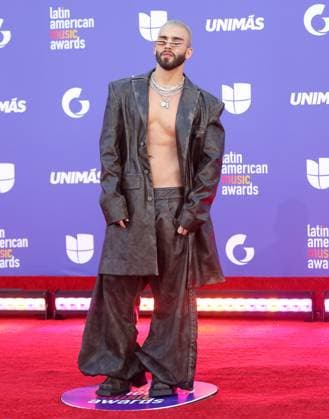 Manuel Turizo attends the 8th annual Latin American Music Awards at the MGM Grand Garden Arena in Las Vegas on Thursday, April 20, 2023. The annual event honors outstanding achievements for artists in the Latin music industry.  LAV2023042187 JAMESxATOA