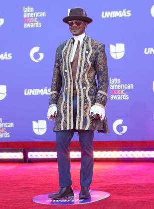 Mr. Vegas attends the 8th annual Latin American Music Awards at the MGM Grand Garden Arena in Las Vegas on Thursday, April 20, 2023. The annual event honors outstanding achievements for artists in the Latin music industry.  LAV2023042203 JAMESxATOA