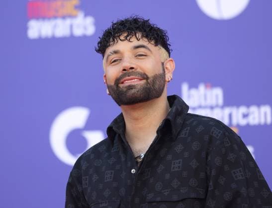 Diego Cardenas attends the 8th annual Latin American Music Awards at the MGM Grand Garden Arena in Las Vegas on Thursday, April 20, 2023. The annual event honors outstanding achievements for artists in the Latin music industry.  LAV2023042225 JAMESxATOA