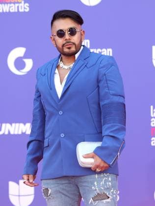 Obie Lebeau attends the 8th annual Latin American Music Awards at the MGM Grand Garden Arena in Las Vegas on Thursday, April 20, 2023. The annual event honors outstanding achievements for artists in the Latin music industry.  LAV2023042242 JAMESxATOA