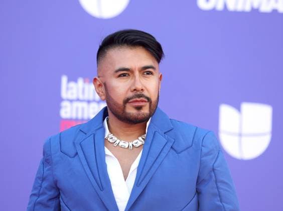 Obie Lebeau attends the 8th annual Latin American Music Awards at the MGM Grand Garden Arena in Las Vegas on Thursday, April 20, 2023. The annual event honors outstanding achievements for artists in the Latin music industry.  LAV2023042243 JAMESxATOA