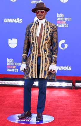 April 20, 2023, Los Angeles, California, USA: Mr. Vegas on the red carpet of the 2023 Latin American Music Awards held on Thursday April 20, 2023 at the MGM Grand in Las Vegas, Nevada. PI Los Angeles USA - ZUMAp124 20230420_zaa_p124_012 Copyright: xJAVIERxROJASx