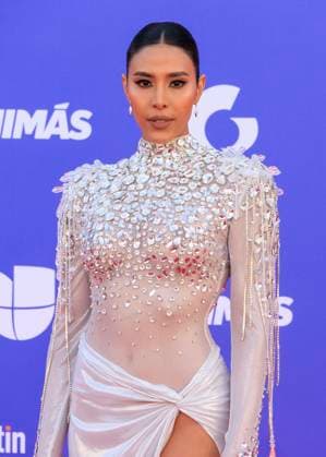 April 20, 2023, Los Angeles, California, USA: Debbie Aflalo on the red carpet of the 2023 Latin American Music Awards held on Thursday April 20, 2023 at the MGM Grand in Las Vegas, Nevada. PI Los Angeles USA - ZUMAp124 20230420_zaa_p124_053 Copyright: xJAVIERxROJASx