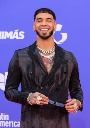 April 20, 2023, Los Angeles, California, USA: Anuel AA on the red carpet of the 2023 Latin American Music Awards held on Thursday April 20, 2023 at the MGM Grand in Las Vegas, Nevada. PI Los Angeles USA - ZUMAp124 20230420_zaa_p124_065 Copyright: xJAVIERxROJASx
