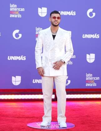 Lyanno attends the 8th annual Latin American Music Awards at the MGM Grand Garden Arena in Las Vegas on Thursday, April 20, 2023. The annual event honors outstanding achievements for artists in the Latin music industry.  LAV2023042263 JAMESxATOA