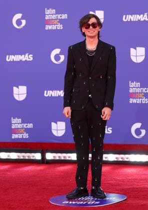 Sebastian attends the 8th annual Latin American Music Awards at the MGM Grand Garden Arena in Las Vegas on Thursday, April 20, 2023. The annual event honors outstanding achievements for artists in the Latin music industry.  LAV2023042271 JAMESxATOA