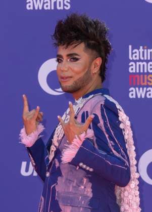 April 20, 2023, Las Vegas, Nevada, USA: Fedro on the red carpet of the 2023 Latin American Music Awards held on Thursday April 20, 2023 at the MGM Grand in Las Vegas, Nevada. PI Las Vegas USA - ZUMAp124 1028402902st Copyright: xJAVIERxROJASx