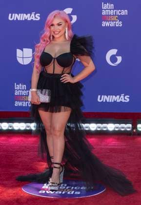 April 20, 2023, Las Vegas, Nevada, USA: Genesis on the red carpet of the 2023 Latin American Music Awards held on Thursday April 20, 2023 at the MGM Grand in Las Vegas, Nevada. PI Las Vegas USA - ZUMAp124 1028402930st Copyright: xJAVIERxROJASx