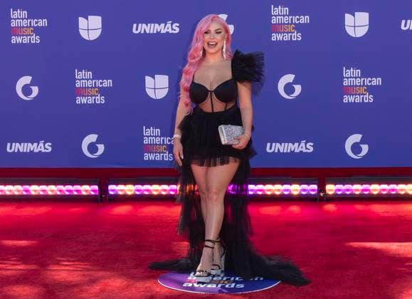 April 20, 2023, Las Vegas, Nevada, USA: Genesis on the red carpet of the 2023 Latin American Music Awards held on Thursday April 20, 2023 at the MGM Grand in Las Vegas, Nevada. PI Las Vegas USA - ZUMAp124 1028402941st Copyright: xJAVIERxROJASx