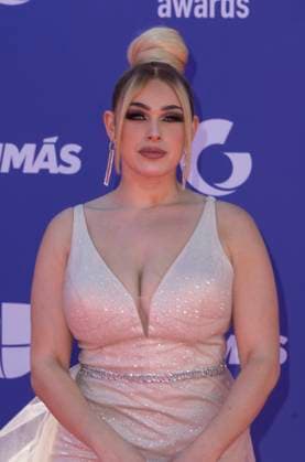 April 20, 2023, Las Vegas, Nevada, USA: Bellastar 1 on the red carpet of the 2023 Latin American Music Awards held on Thursday April 20, 2023 at the MGM Grand in Las Vegas, Nevada. PI Las Vegas USA - ZUMAp124 1028402970st Copyright: xJAVIERxROJASx