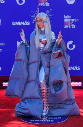 April 20, 2023, Las Vegas, Nevada, USA: Mar Sous on the red carpet of the 2023 Latin American Music Awards held on Thursday April 20, 2023 at the MGM Grand in Las Vegas, Nevada. PI Las Vegas USA - ZUMAp124 1028403032st Copyright: xJAVIERxROJASx