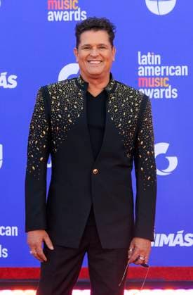 April 20, 2023, Las Vegas, Nevada, USA: Carlos Vives on the red carpet of the 2023 Latin American Music Awards held on Thursday April 20, 2023 at the MGM Grand in Las Vegas, Nevada. PI Las Vegas USA - ZUMAp124 1028403403st Copyright: xJAVIERxROJASx