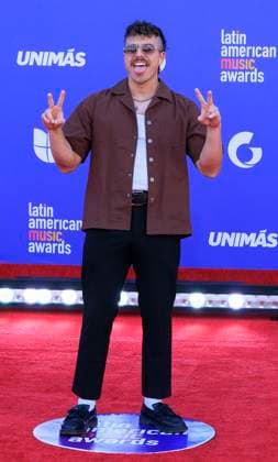 April 20, 2023, Las Vegas, Nevada, USA: Eddie on the red carpet of the 2023 Latin American Music Awards held on Thursday April 20, 2023 at the MGM Grand in Las Vegas, Nevada. PI Las Vegas USA - ZUMAp124 1028403518st Copyright: xJAVIERxROJASx
