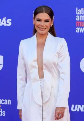 April 20, 2023, Las Vegas, Nevada, USA: Olga TaoÂ±on on the red carpet of the 2023 Latin American Music Awards held on Thursday April 20, 2023 at the MGM Grand in Las Vegas, Nevada. PI Las Vegas USA - ZUMAp124 1028403644st Copyright: xJAVIERxROJASx